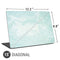 Marbleized Mint Universal Laptop 15in (12.2 x 8.8in) Skin